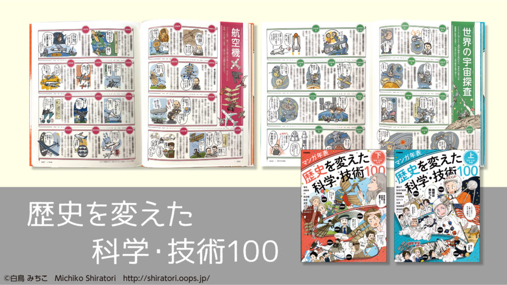 歴史と科学イラスト