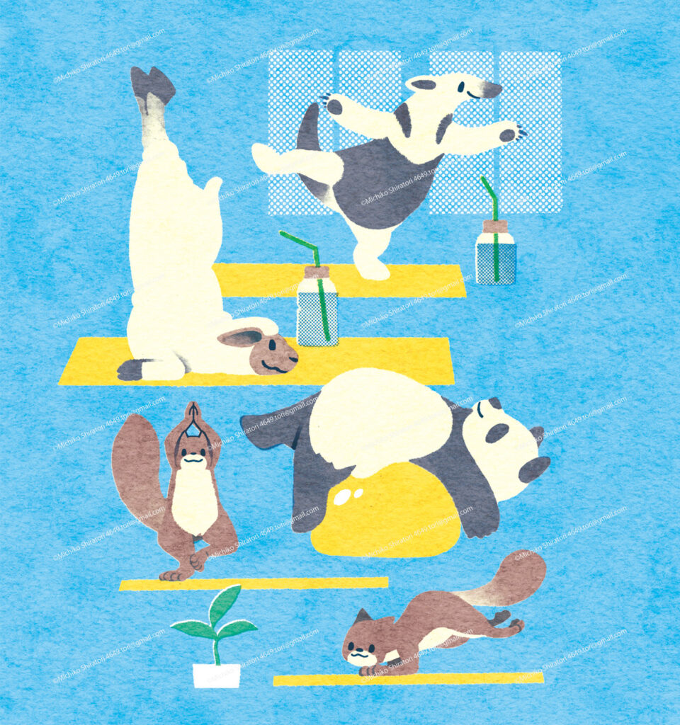 ヨガ 動物